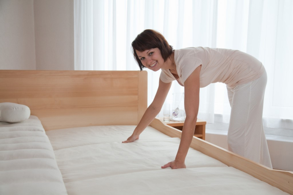 Lattenrostuntermatratze